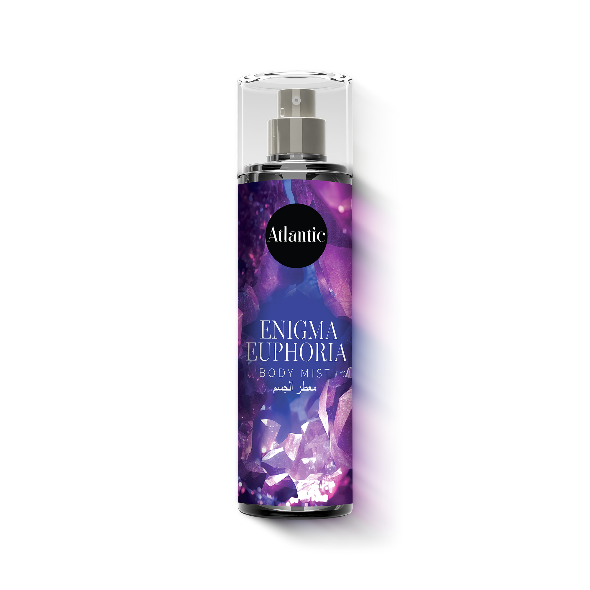 Atlantic Enigma Euphoria long lasting body mist spray with soft floral elegance fragrance