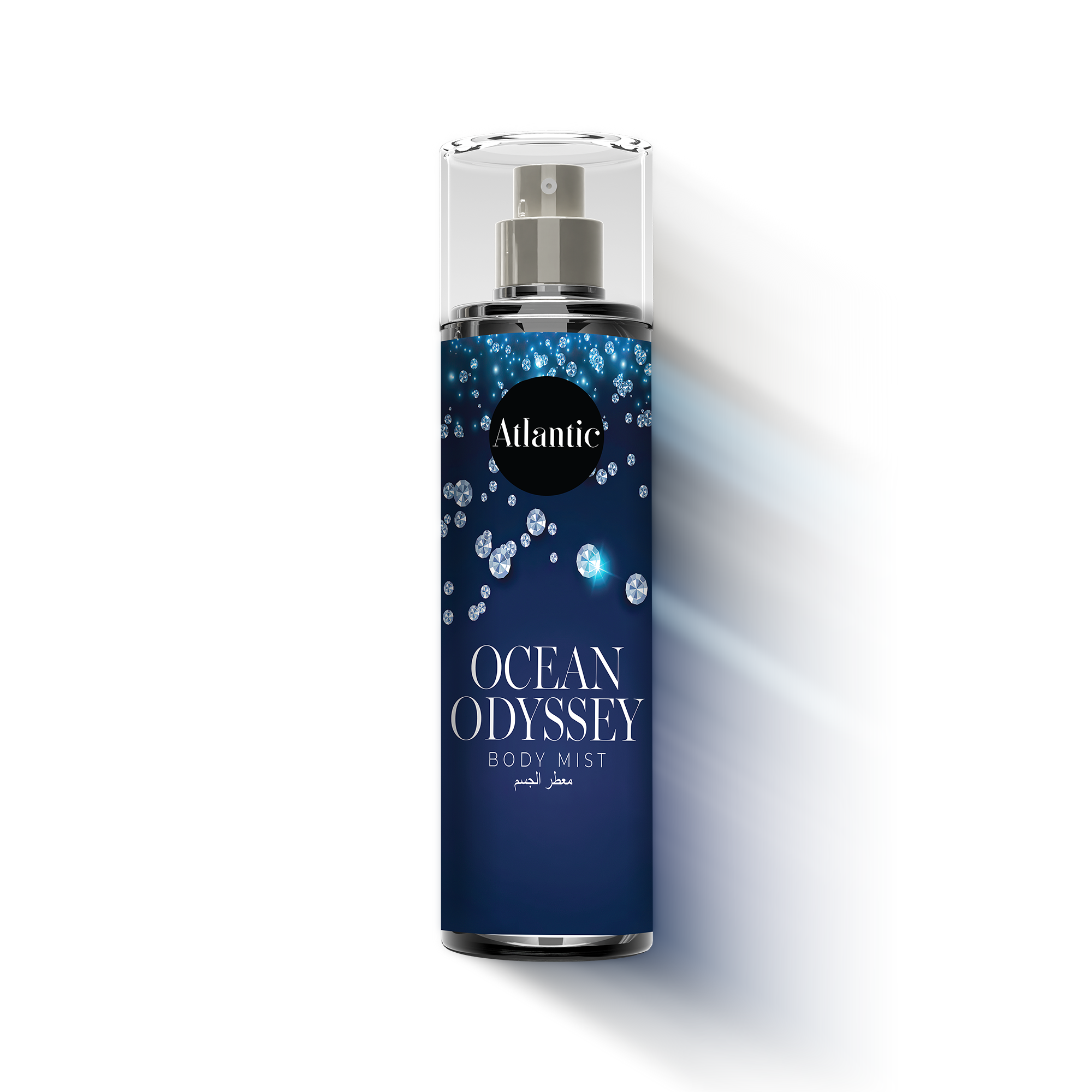 Atlantic Ocean Odyssey bold and fresh aquatic body mist spray for men 150ml