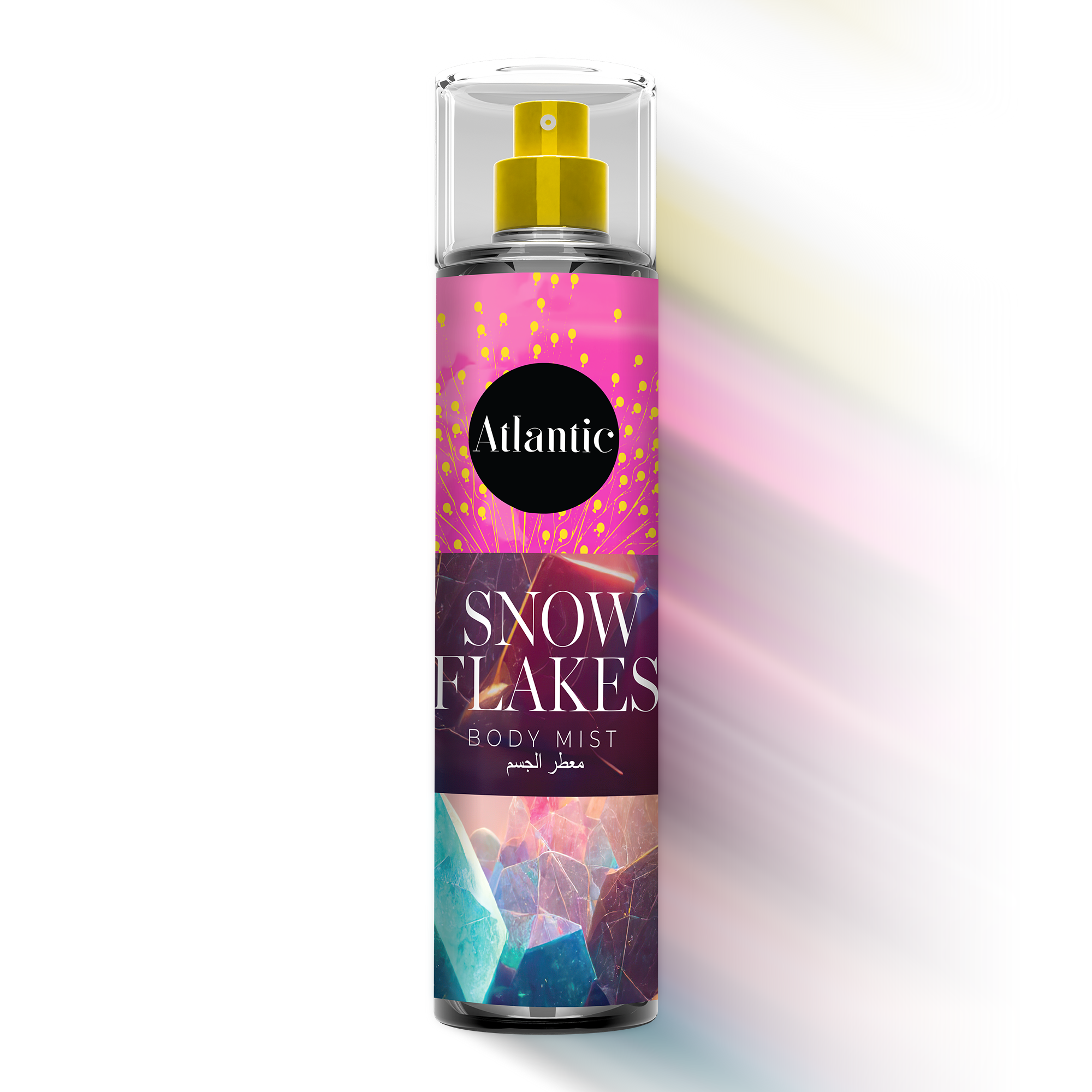 Atlantic Snow Flakes soft and warm perfume body mist spray for women for day or night wear