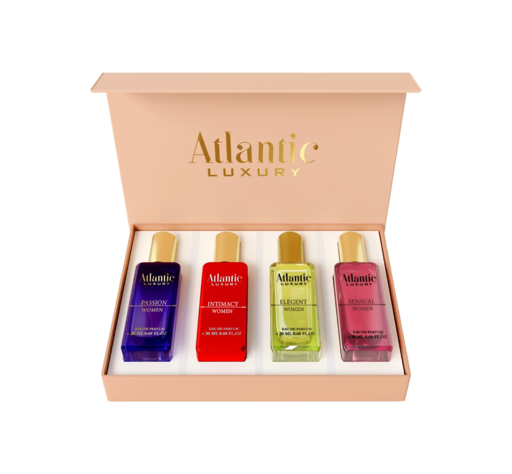 Four Luxury Perfumes for all occasions Atlantic luxury gift set for women